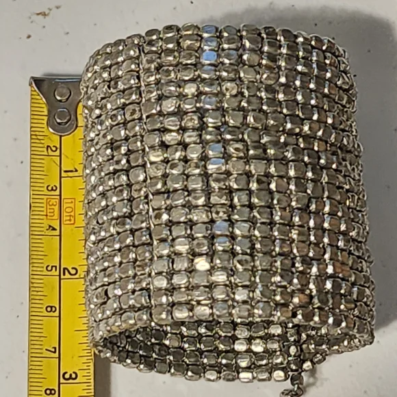 Bold Gold Chunky Knot Red Silver Tone Necklace Tiger Rhinestone Bracelets Huge - Picture 5 of 16